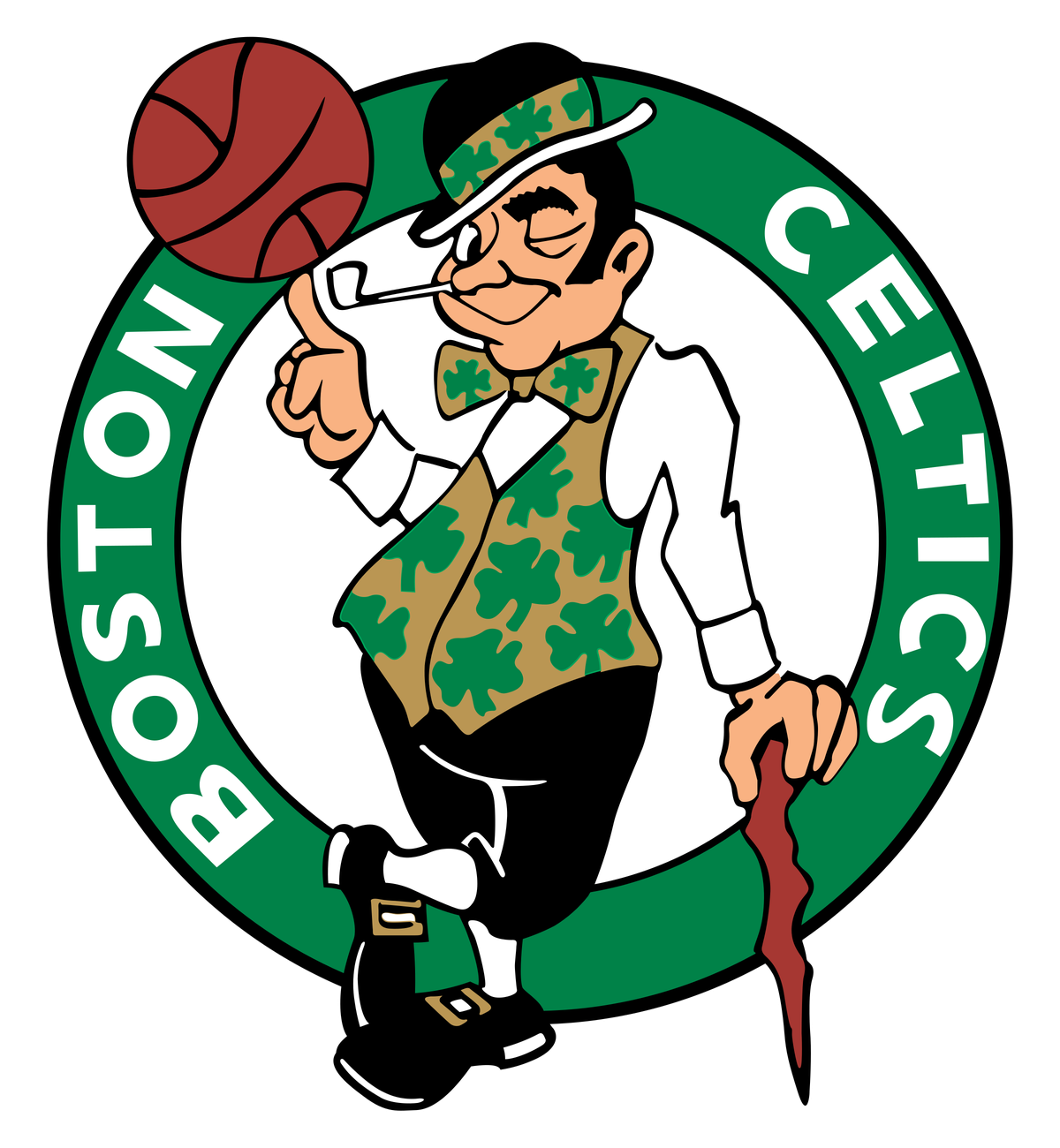 Boston Celtics Png (white, black, chocolate, teal)