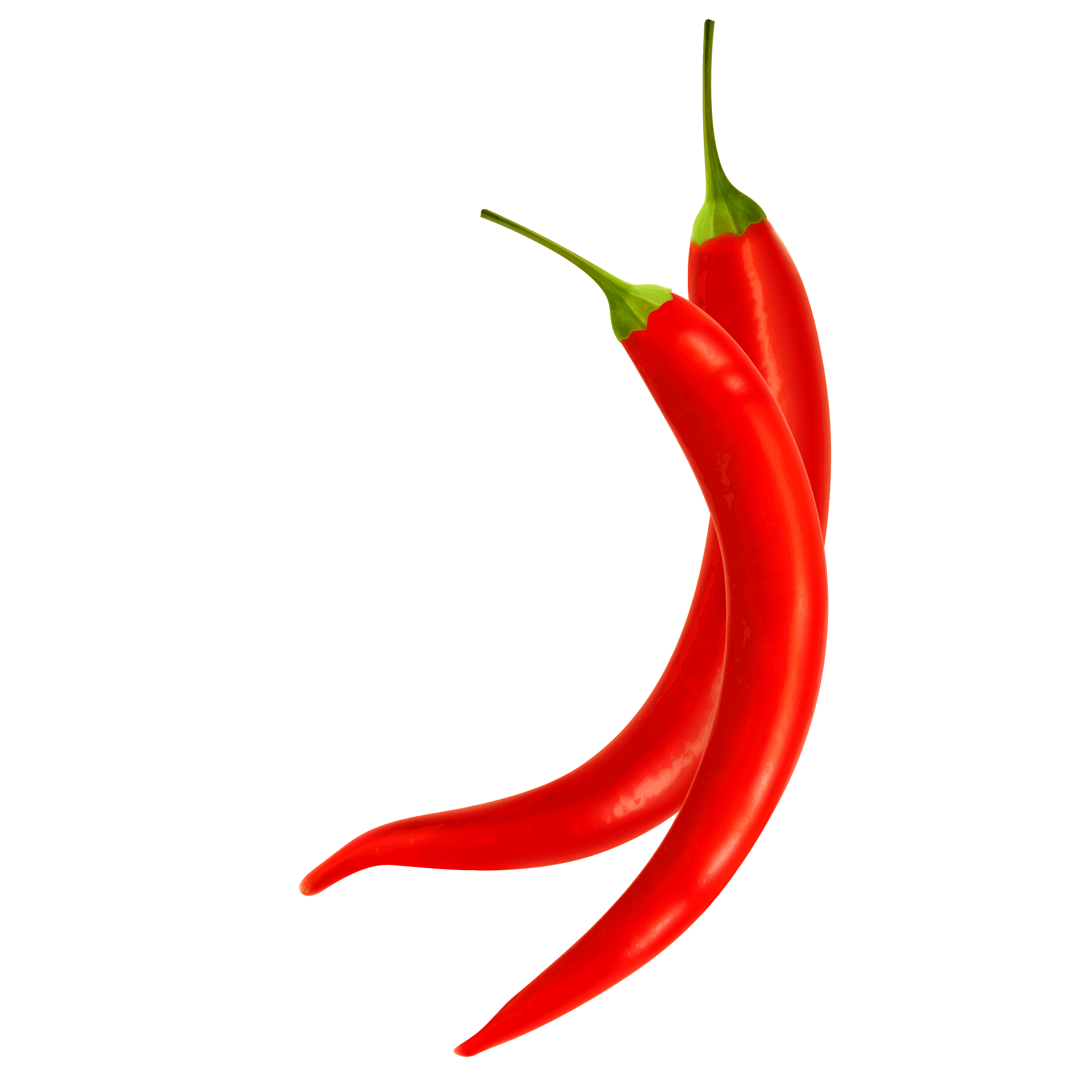 Hot Chilli Png Clipart (white, red)