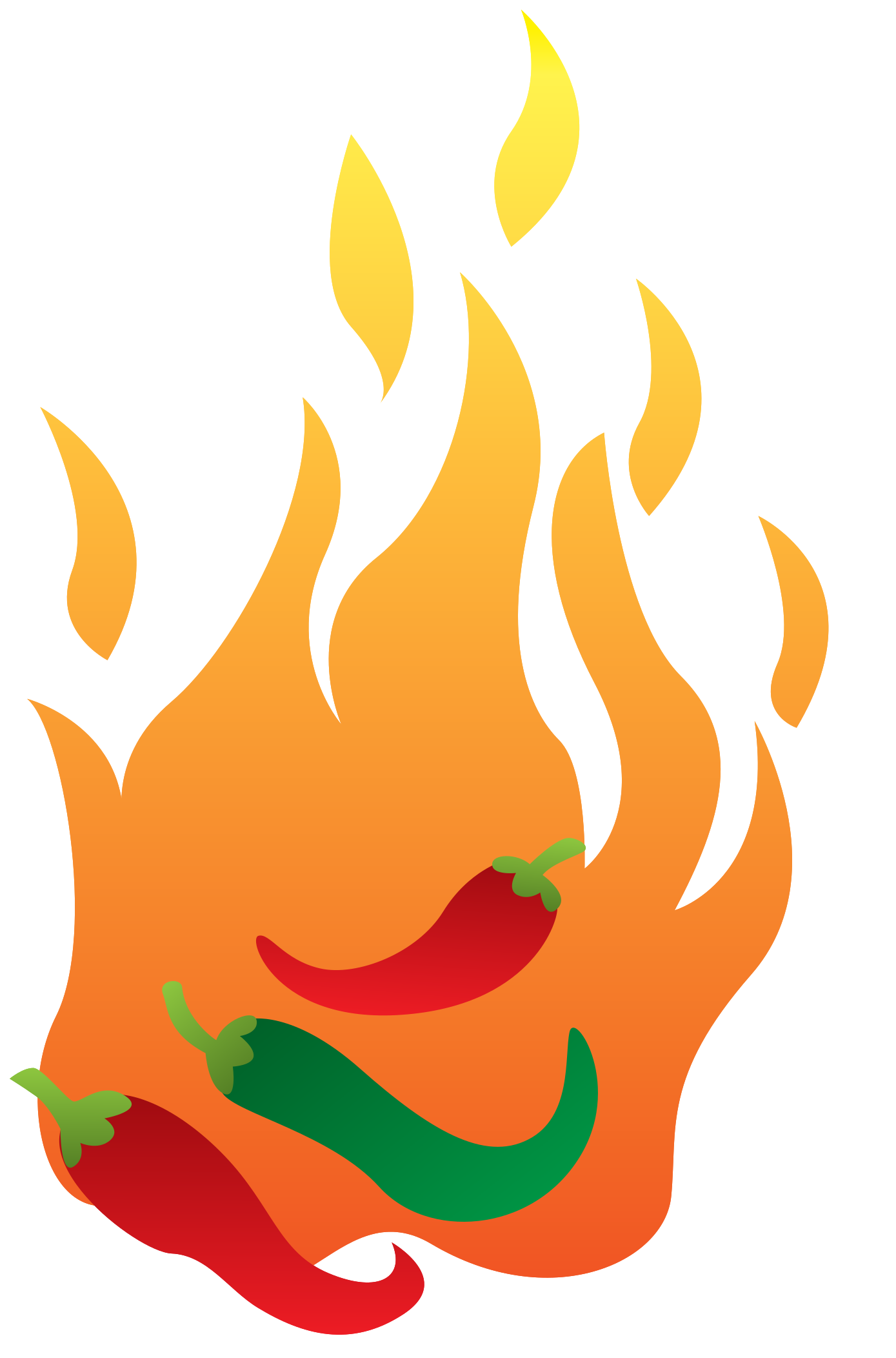 Hot Chilli Png File (orange, chocolate, black)