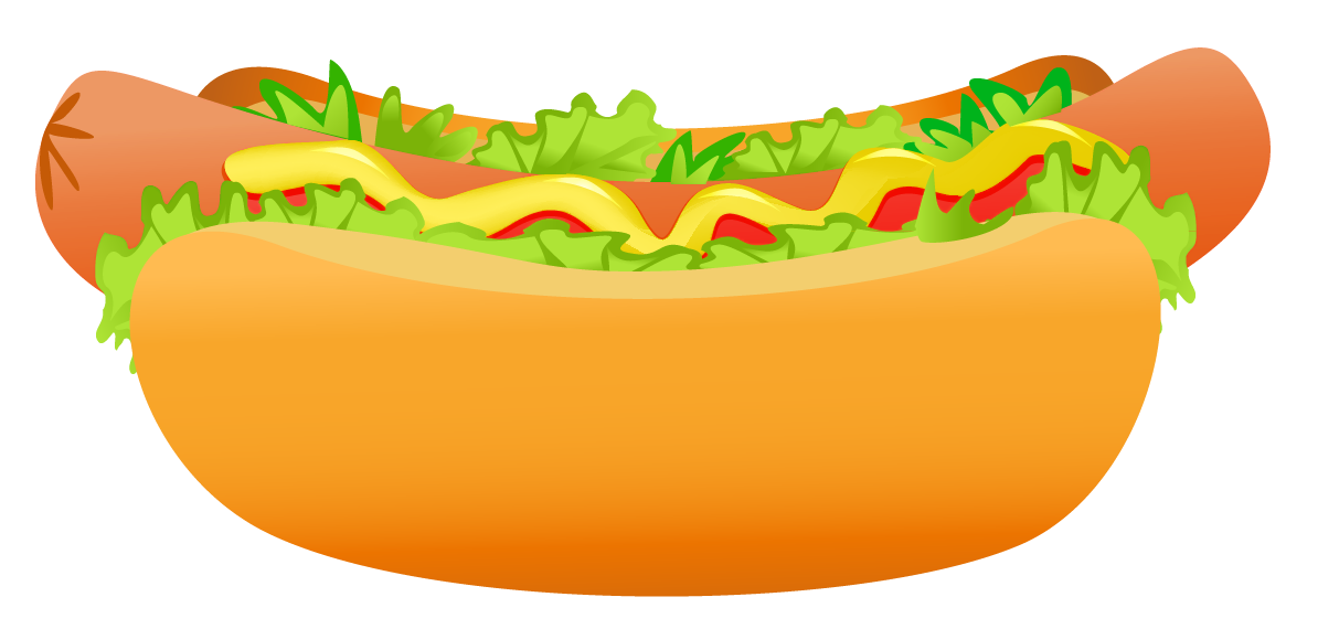 Hot Dog Png Download Image (white, orange)