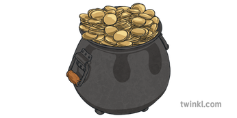 Pot Of Gold Vector Png Isolated Image (gray, black)