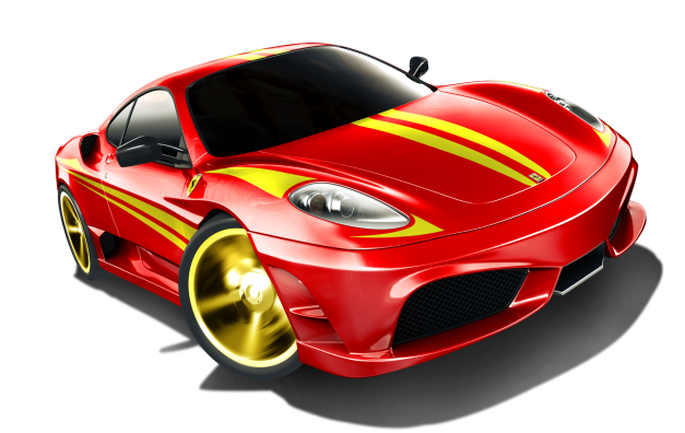 Hot Wheels Transparent Background (red, maroon, black)