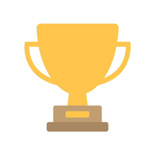 Hot Award Cup Achievement Prize Winner Trophy Icon Free Png Icon Download (salmon, black, gray, gold, chocolate)