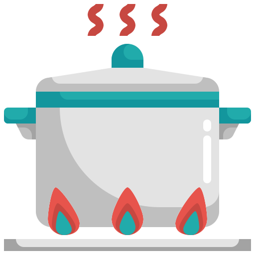 Hot Cooking Icon Free Png Icon Download Path (silver, indigo, black, lavender, teal)