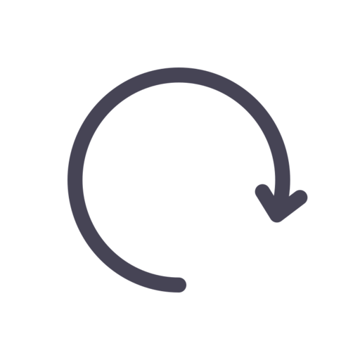 Rotate Right Free Png Icon (black, indigo)