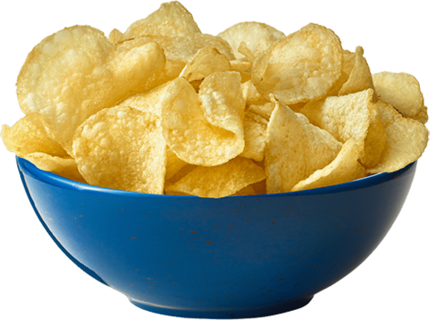 Potato Chips Png Image (gray, teal)