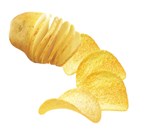 Potato Lays Chips Png Transparent Image (gold, salmon, black)