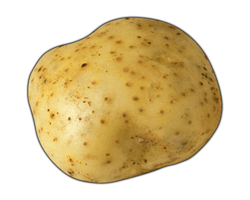 Potato Png Transparent Image (gray, black, silver, indigo, white)