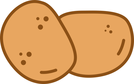 Potatoes Png Image (olive, salmon, black)