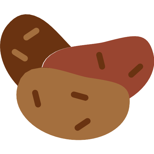 Potatoes Png Picture (chocolate, black, maroon)