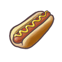 Hotdog Png (black, gray)