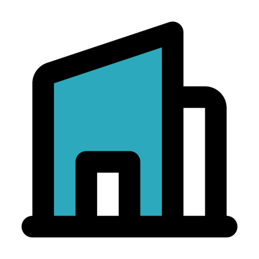 Hotel 2 Free Png Icon Download (black, teal)