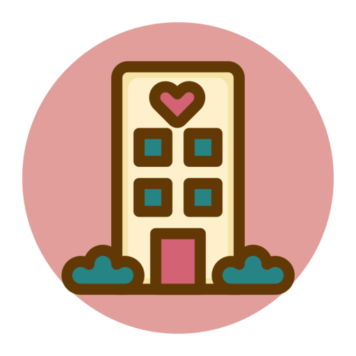 Hotel Love Making Free Png Icon Download (olive, maroon, beige, salmon, black)