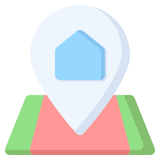 Hotel Map Location Pin Icon Free Nobackground Png Icon Download (silver, salmon, mint, black, lavender)