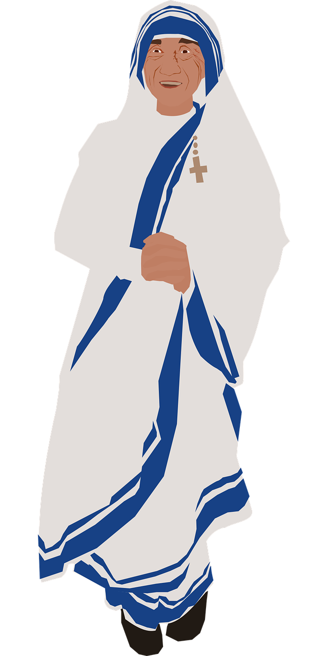 Mother Teresa Png Hd (beige, navy, black)