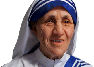 Mother Teresa Png Photo (gray, black, silver)