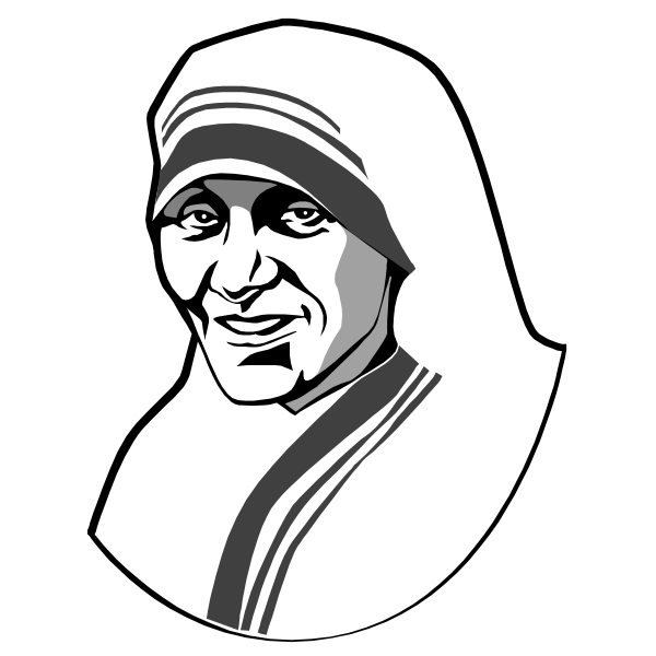 Mother Teresa Png Photos (white, indigo, black, silver)