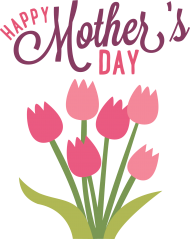 Mothers Day Png Clipart (gray, black, salmon)