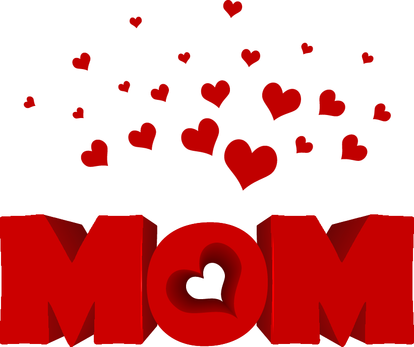 Mothers Day Png Free Download (maroon, red, white)