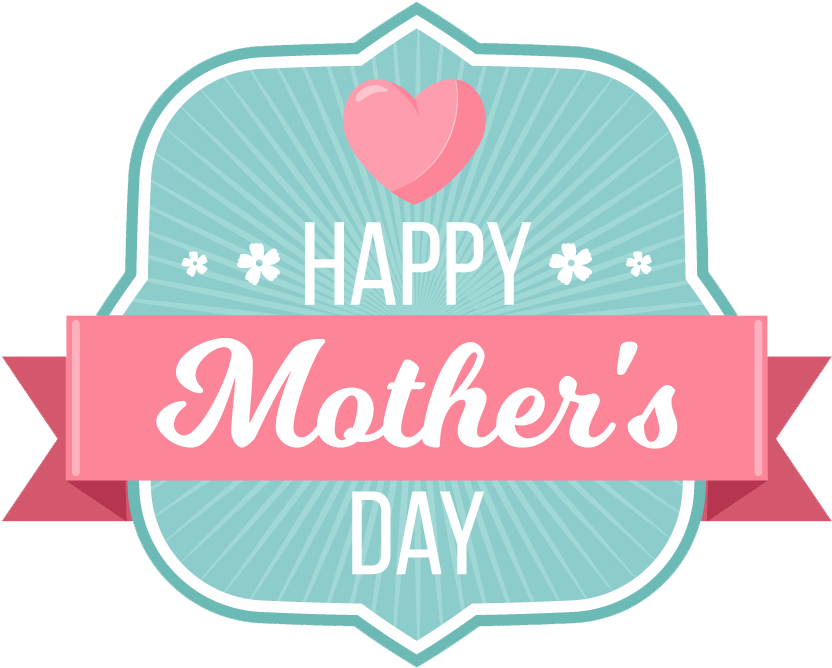 Mothers Day Png Image (pink, silver, black, salmon, white)