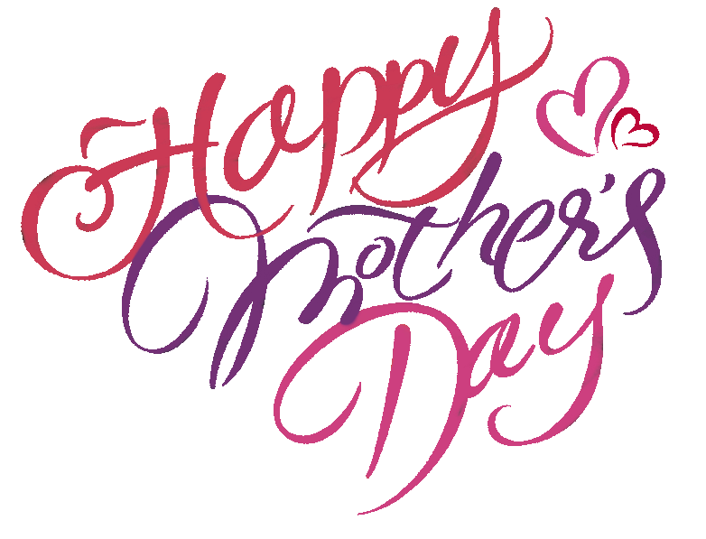 Mothers Day Png Isolated Image (white, silver)