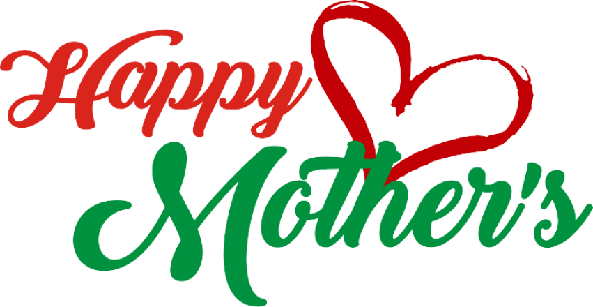 Mothers Day Png Pic (green, black)