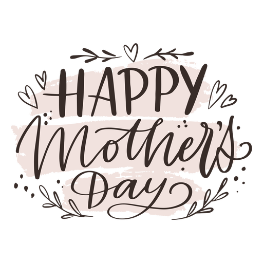 Mothers Day Png Picture (beige, black)