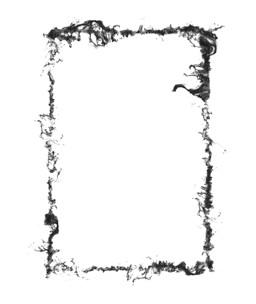 Gothic Frame Png Clipart (black, gray)