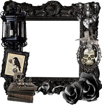 Gothic Frame Png Photos (black)