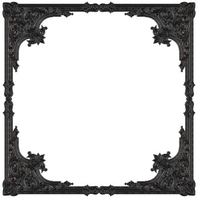 Gothic Frame Png Pic (black)