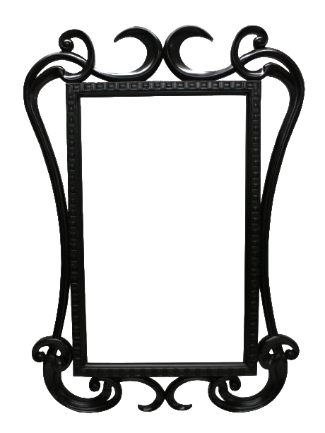 Gothic Frame Png (black, white)