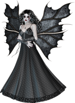 Gothic Png Transparent Picture (indigo, black)