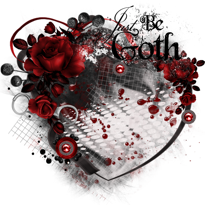 Gothic Rose Png Image (black, white)