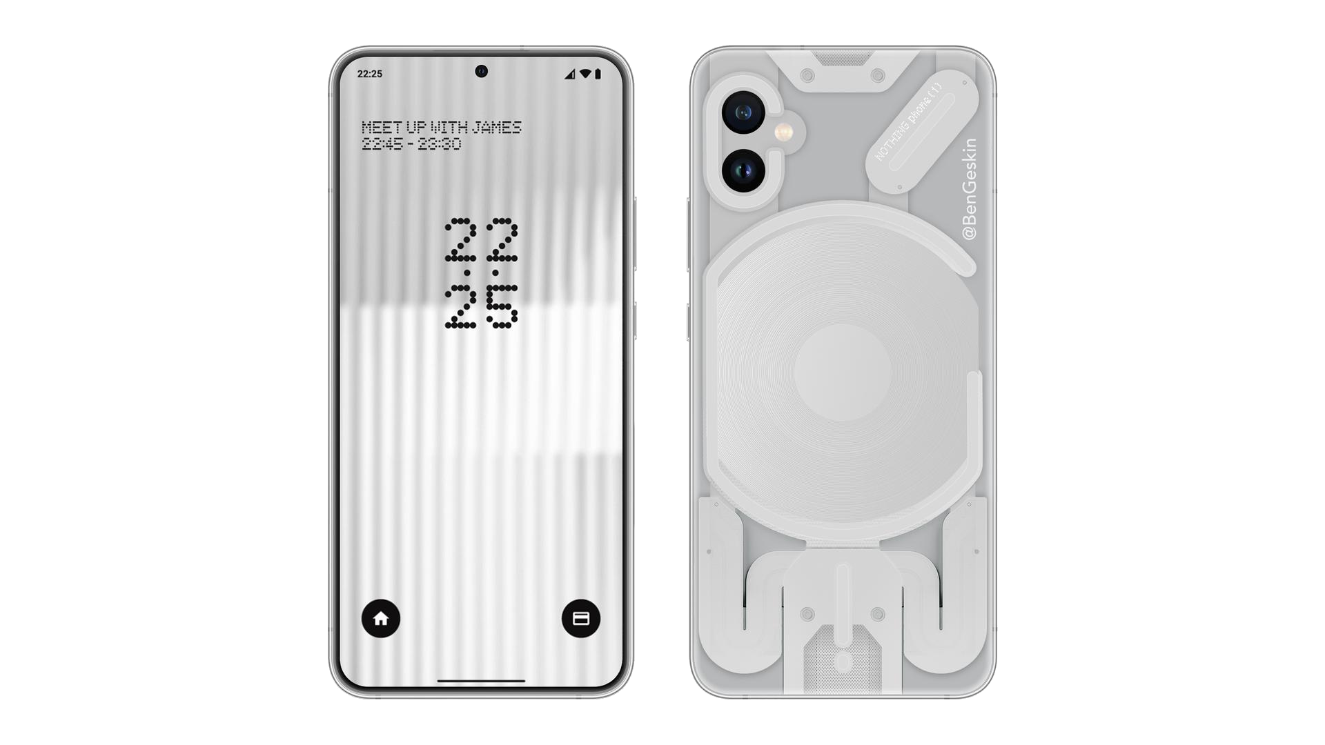 Nothing Phone 1 Png File (black, lavender, silver)