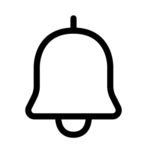 Notification Bell On Free Transparent Png Icon Download (silver, white, lavender, black)