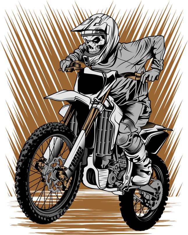 Motocross Dirt Bike Png Clipart (chocolate, black)