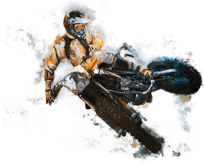 Motocross Dirt Bike Png Images (black)