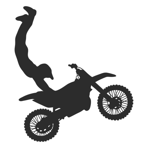 Motocross Motorcycle No Background (black)