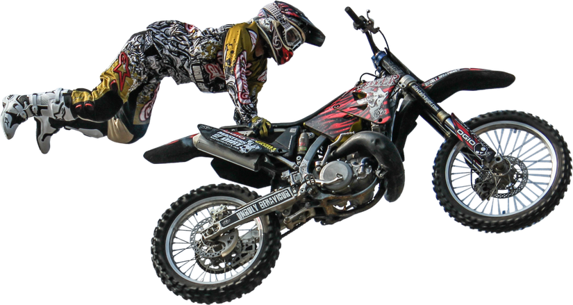 Motocross Png Photo (indigo, black)