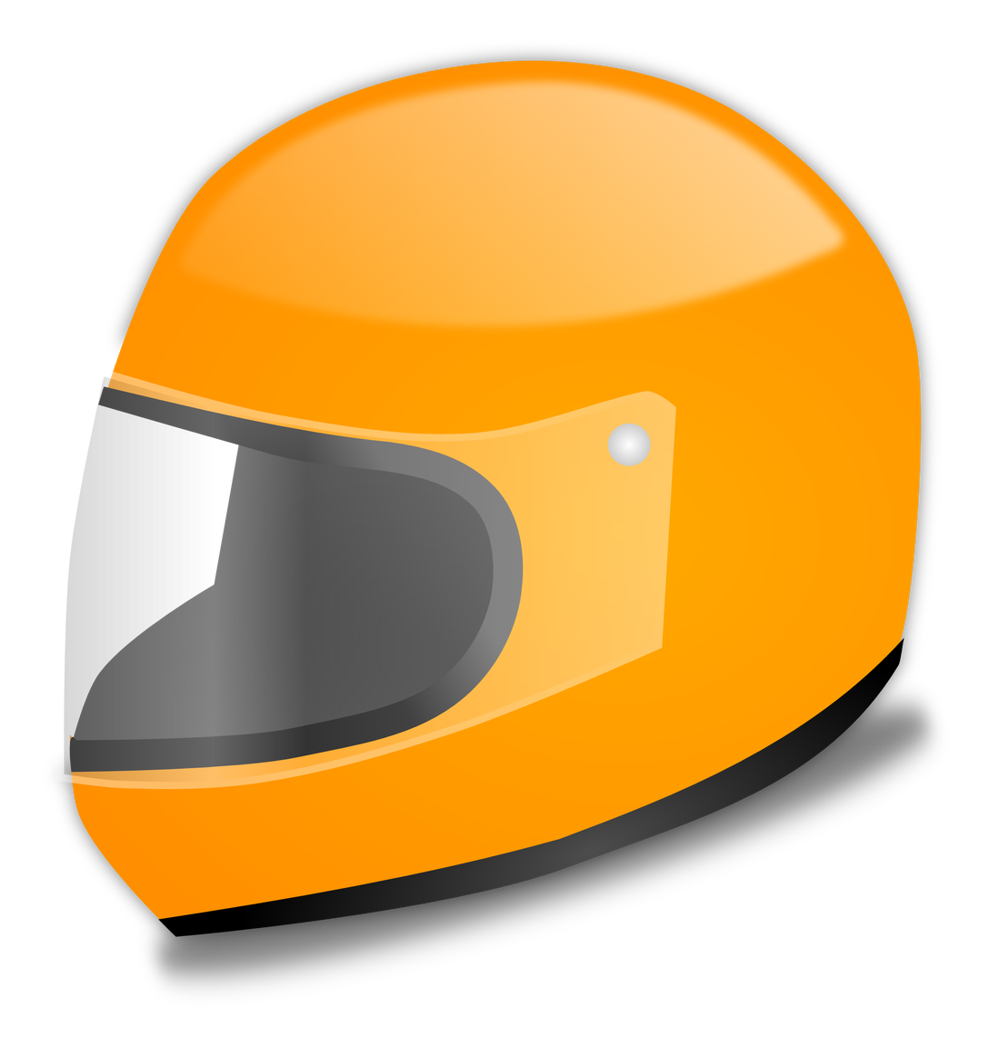 Motorcycle Helmet Clip Art Png (black, orange)