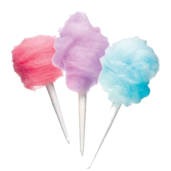 Cotton Candy Png File (white, plum)