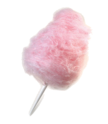 Cotton Candy Png Pic (black, pink)