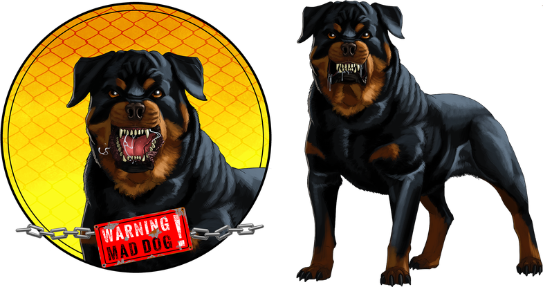 Rottweiler Png Transparent (black)