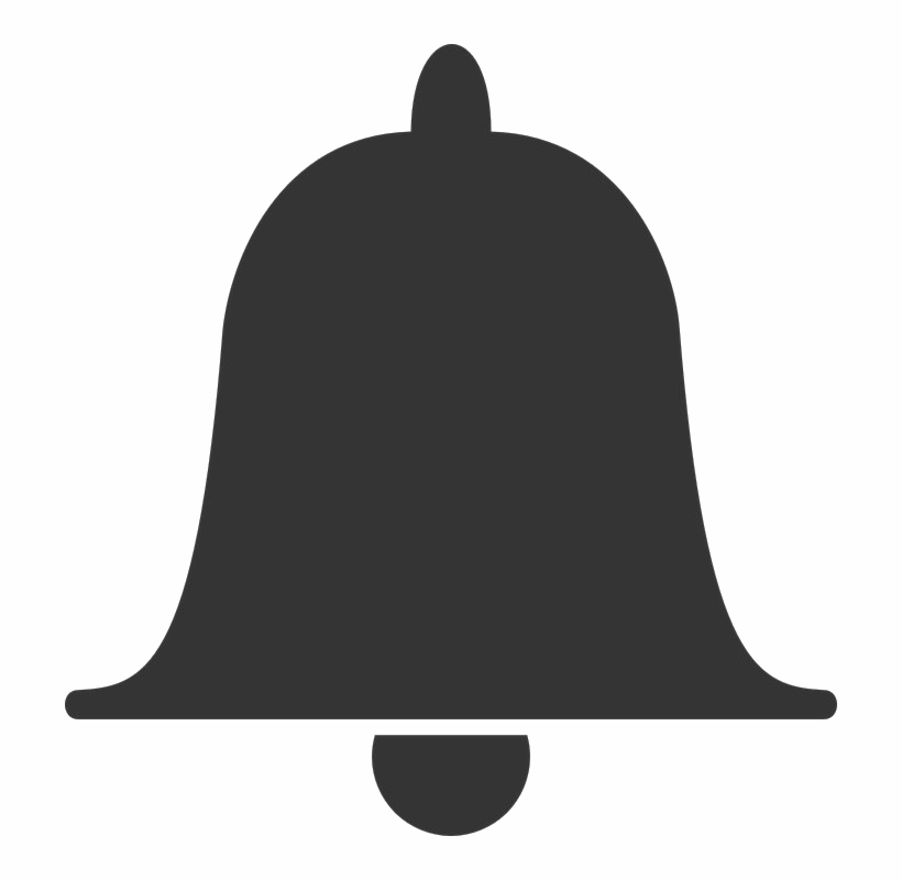 Youtube Bell Icon Png File (black, silver, white)