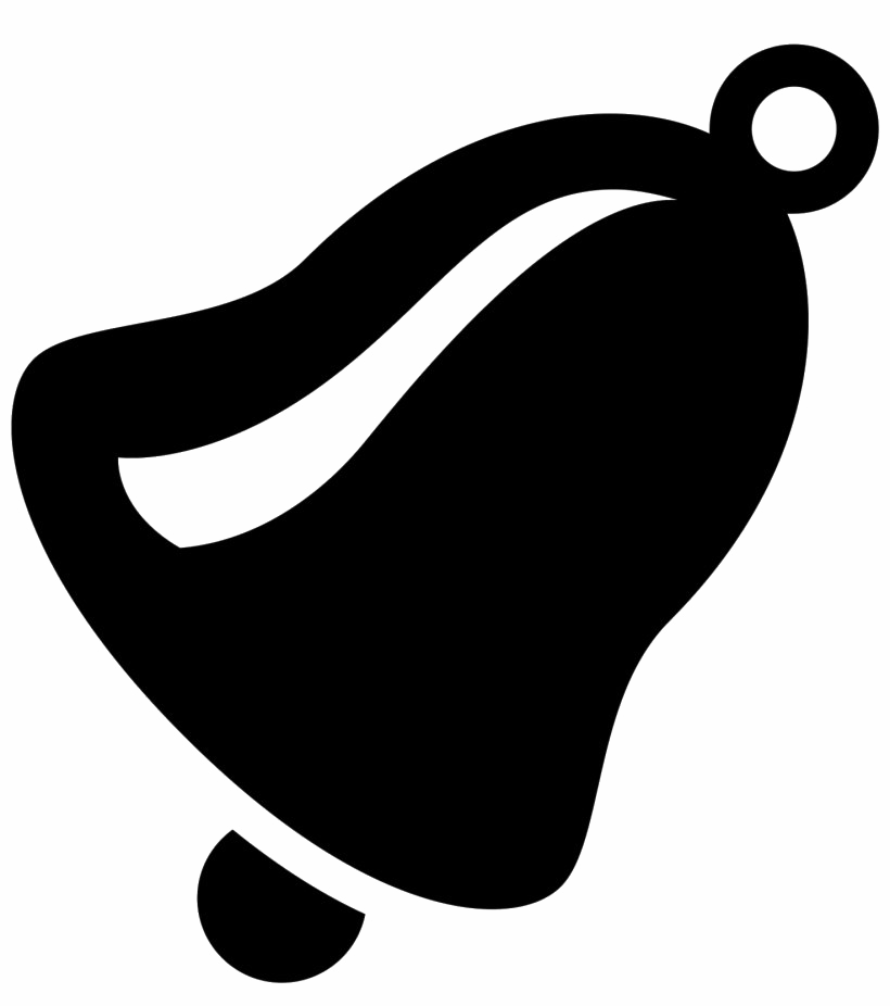 Youtube Bell Icon Png Image (black, white)