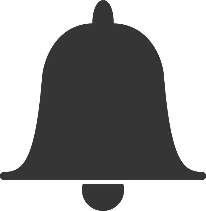 Youtube Bell Icon Png Photo (black, indigo)