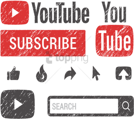 Youtube Subscribe Png Hd (black, indigo, chocolate, gray)