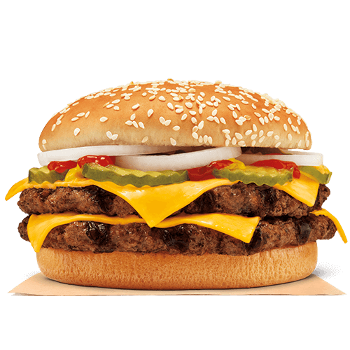 Double Cheese Burger Png File (pink, chocolate, beige, orange, black)