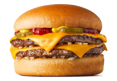 Double Cheese Burger Png Transparent Image (black, pink, orange)