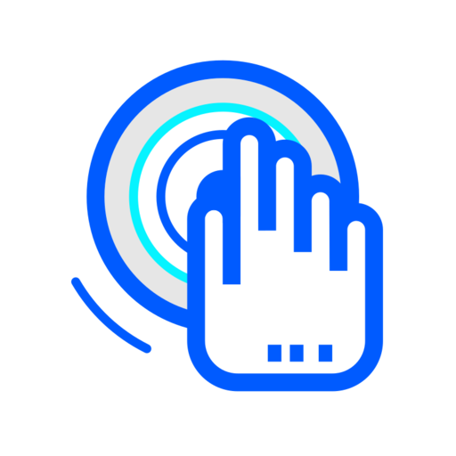 Touch Click Free Transparent Png Icon Download (blue, white, lavender, black)